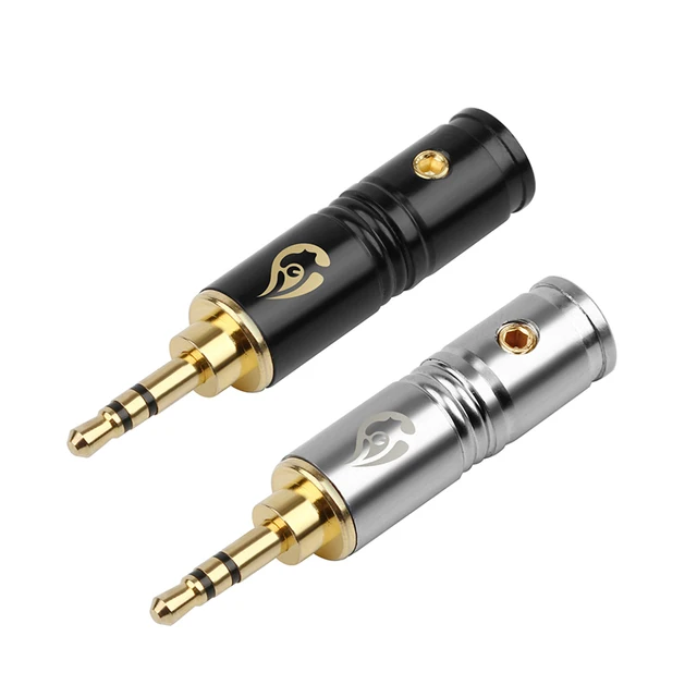 QYFANG 2.5mm 3 Poles Stereo Earphone Plug Audio Jack Splice Adapter