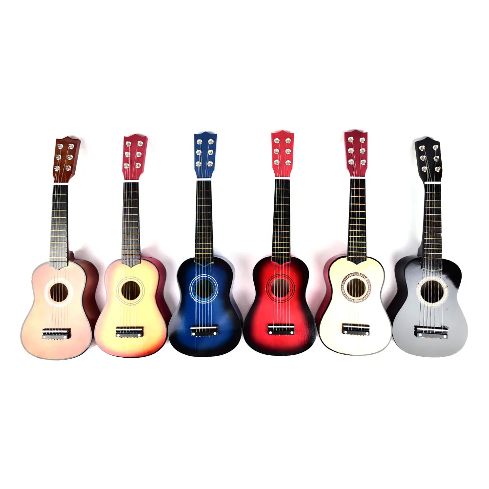 

21" Ukulele Beginner Children Gift Hawaiian Instrument String Guitar+String+Pick 54 x 17 x 5.5 cm
