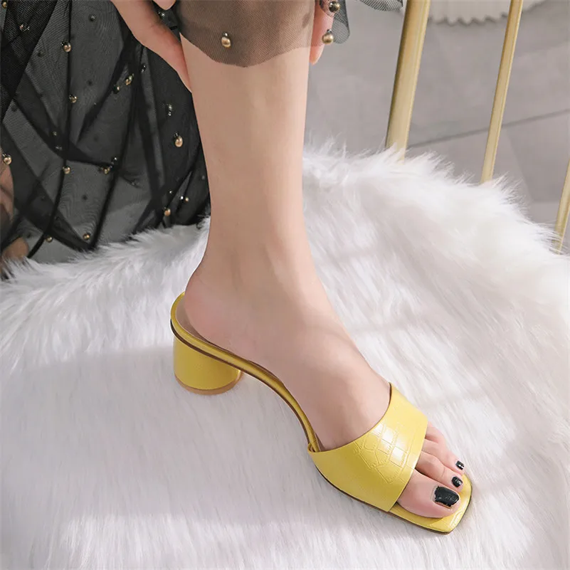 FEDONAS/фирменный дизайн; квадратный носок; круглый каблук; выразительные женские босоножки; однотонные римские из натуральной кожи; летняя повседневная женская обувь для вечеринок
