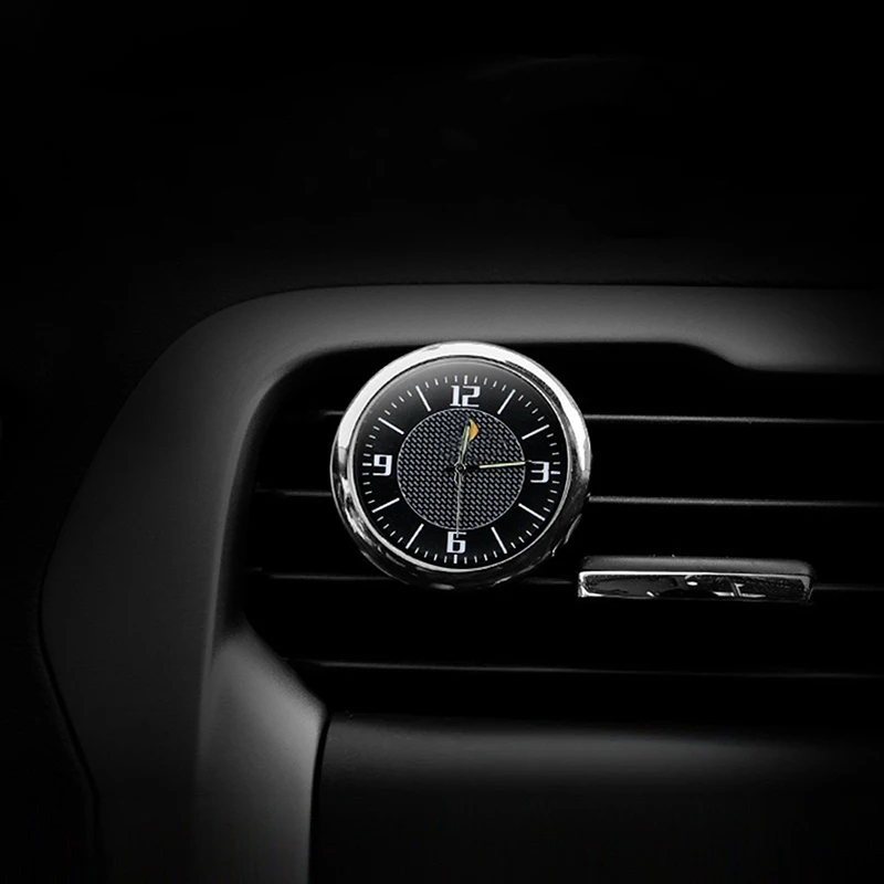 1xcar мини отделения Световой кварцевые цифровые часы орнамент для Mercedes-Benz AMG