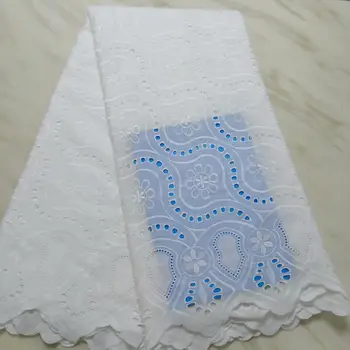 

2019 Latest Nigeria Swiss Laces High Quality Swiss Voile Laces Switzerland Cotton African Dry Lace Fabric For Man Women