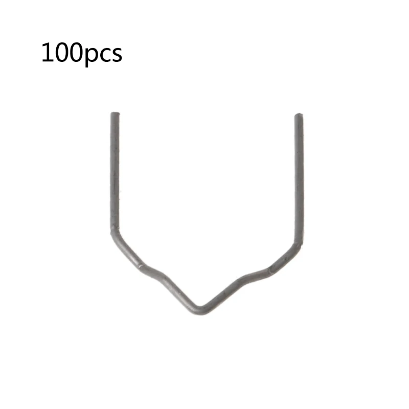 100 Pcs Pre-cut Hot Flat Staples V-Shape Plastic Stapler Repair Kit Welder Tool | Автомобили и мотоциклы