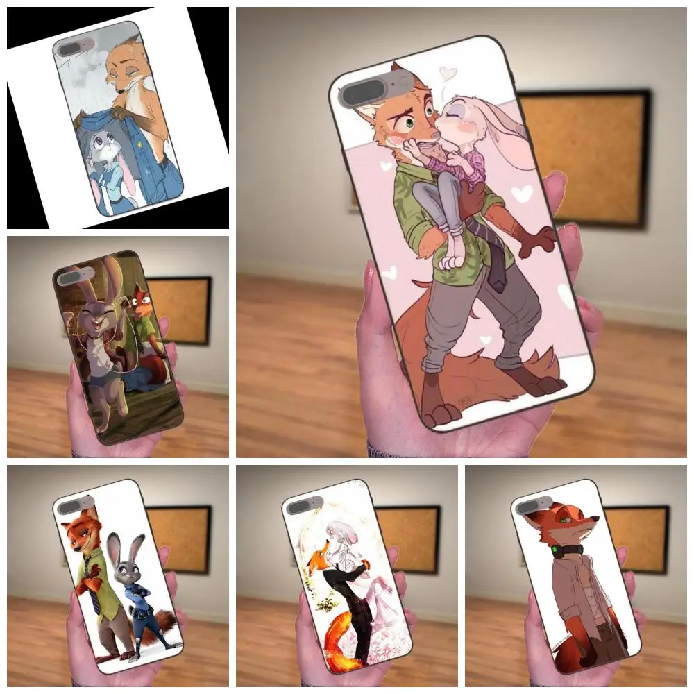Nick Wilde и Judy Hopps Zootopia для Huawei Y3 Y5 II Y6 Y7 Y9 nova 2 Plus 2S 3i 4 4e Lite Prime 2017 2018 2019|Чехлы-накладки| |