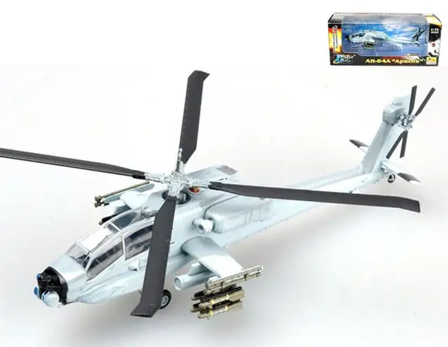 US Boeing AH 64 Apache вертолет Национальная гвардия 1/72 без литья под давлением самолет
