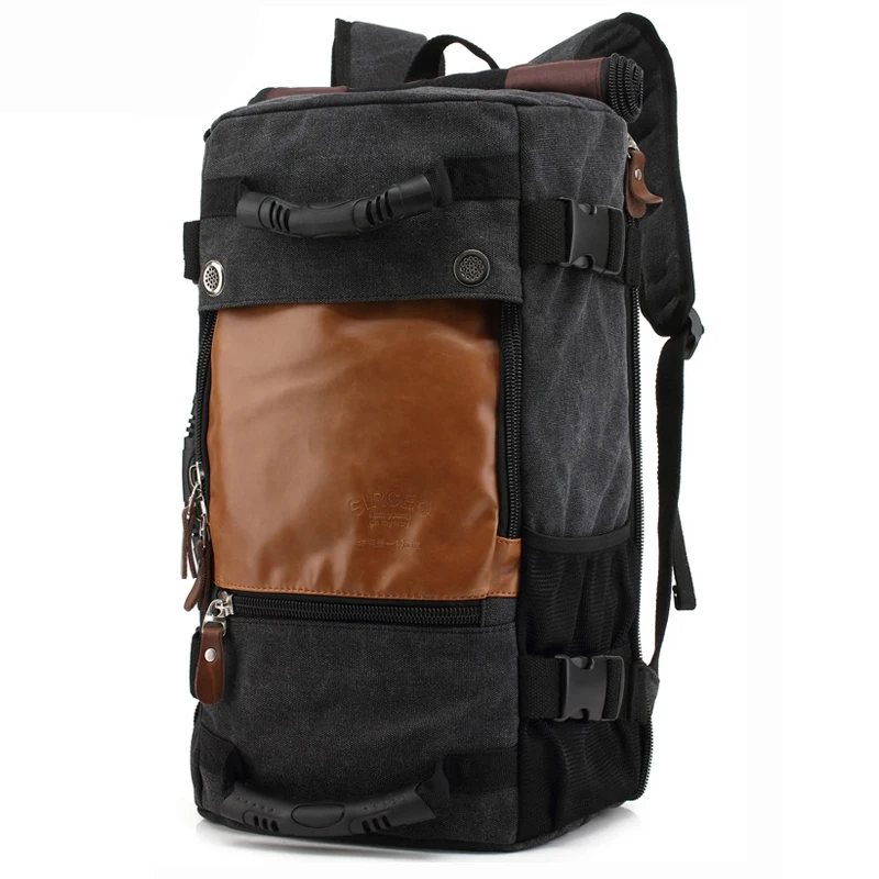 

Brand Stylish Travel canvas Large Capacity Backpack Male Luggage Shoulder Bag Laptop Backpacking Men Functional Versatile Bags