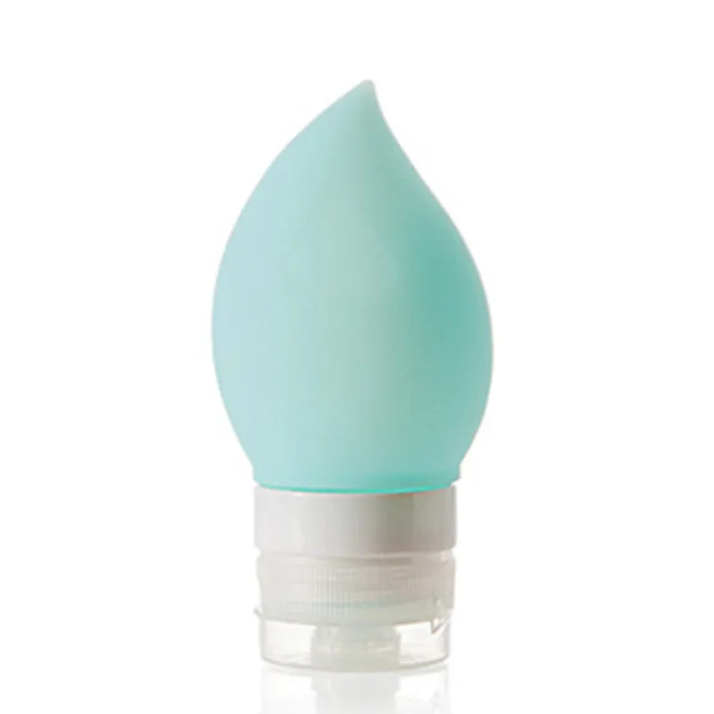 Peach Shaped Silicone Sub Bottle, Travel Shampoo Bath Lotion Bottle