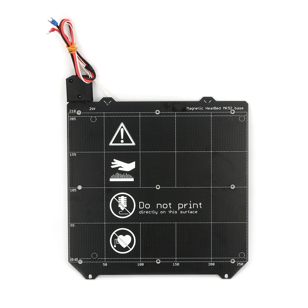 Клон Prusa i3 MK3 3d принтер MK3 Y карета Магнитная кровать с подогревом MK52 проводка термистор комплект с магнитом для Prusa i3 MK3 MK3S