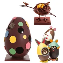 DIY поликарбонатовый для шоколада формы желе формы выпечки лоток Поликарбонат Любовник Сердце 3D инструменты для изготовления конфет неразъемная форма для шоколада