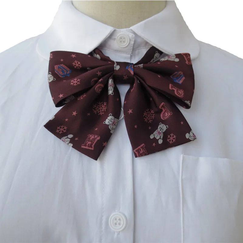 Kesebi 2018 сезон: весна–лето Для женщин студенты супер милые жаккардовые галстук Галстуки женский японский школьников лук Галстуки