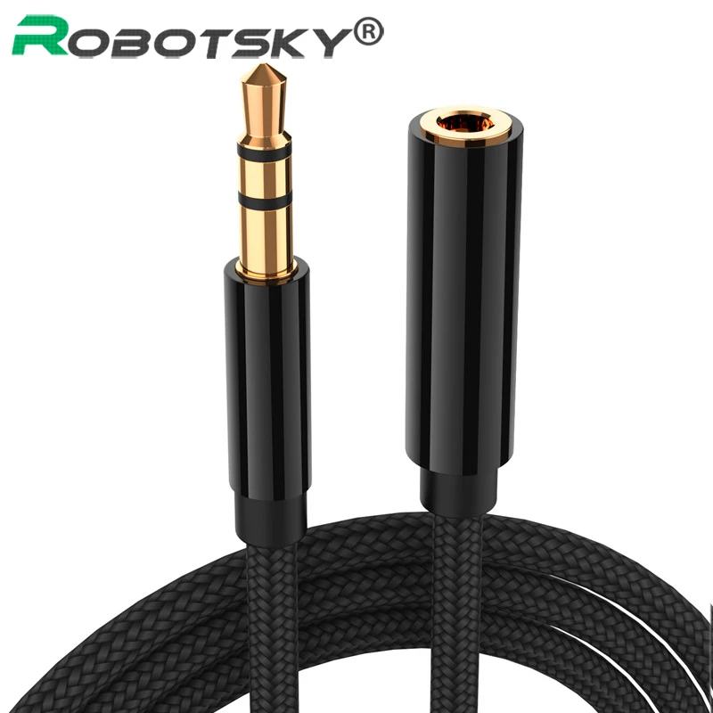 

AUX Cable 3.5mm Audio Extension Cable Jack 0.5m/1m/1.8m/3m/5m Male to Female Headphone Cable for Car Earphone Speaker