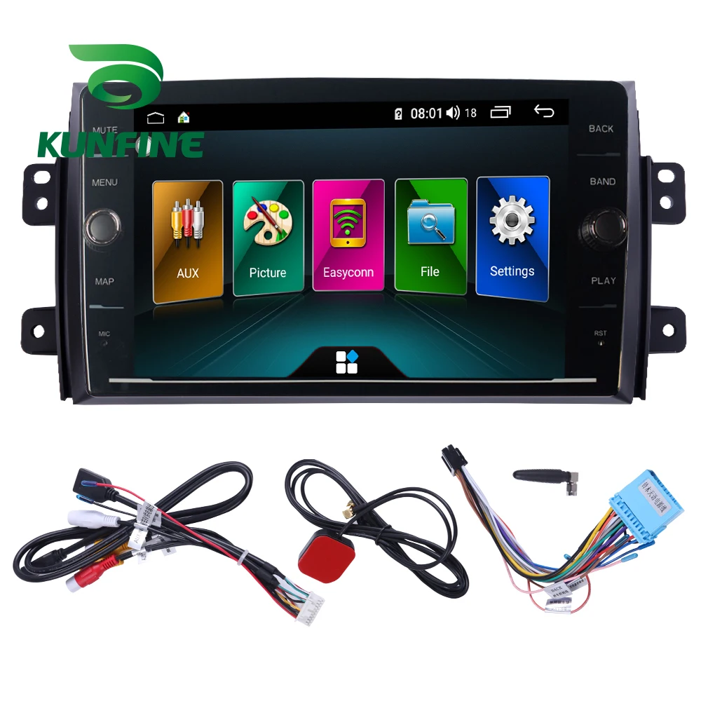 Best Octa Core 4GB RAM 64GB ROM Android 8.1 Car DVD GPS Player Deckless Car Stereo for SUZUKI SX4 2006 2007 2008 2009 2010 2011 1
