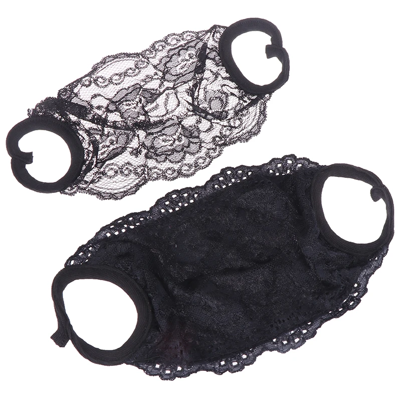 

Lady Women's Thin Sunscreen Safety One Layer/Two Layer Vintage Lace Masks Respirator Cycling PM 2.5 Mouth-muffle Anti-Dust Mask