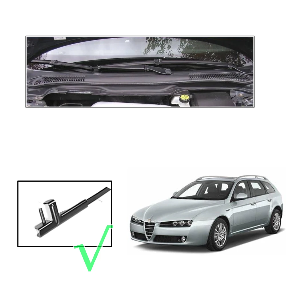 Чехол от ветра misima стеклоочистителей Набор для Alfa Romeo 159 2004-2011 спереди Защита от солнца на заднее стекло 2005 2006 2007 2008 2009 2010