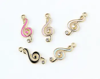 

100Pcs Mixed Music notation DIY Metal Charms Pendants Earrings Jewelry Making QQ269