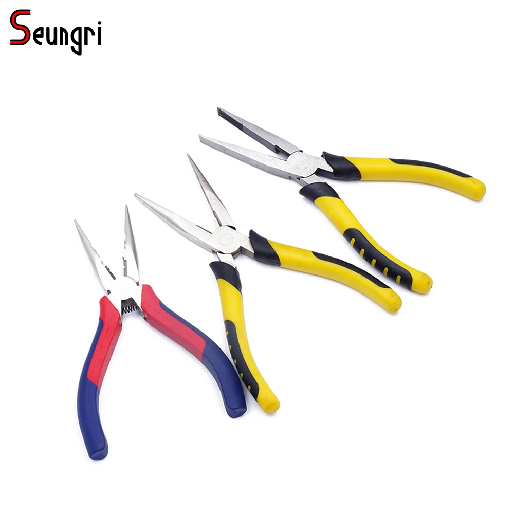 Seungri 1Pcs 6 Inches Multi purpose Sharp Nose Pliers Fishing Pliers