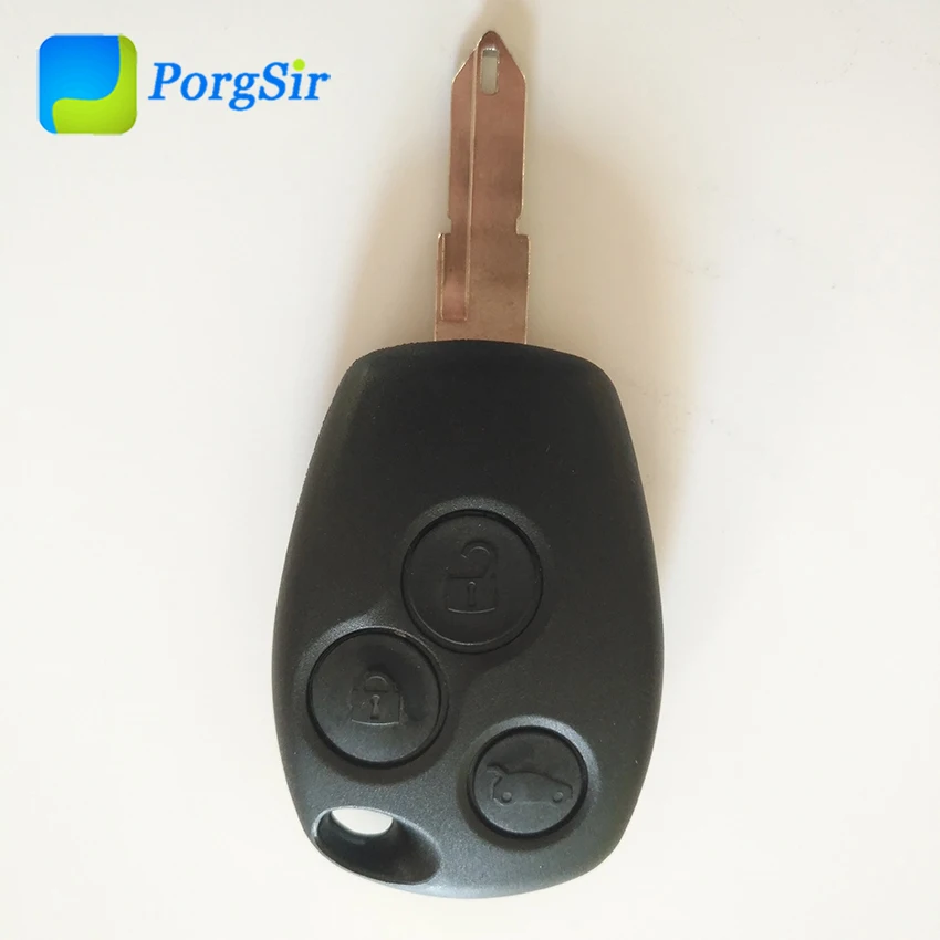 

3 Button 434mhz ASK Remote Control Key For Renault with PCF7946 Hitag2 ID46 Chip