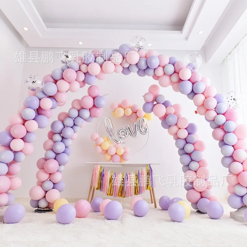 

10PCS Pastel Latex Balloons Assorted Macaron Candy Colored Latex Party Balloons for Wedding Graduation Kids Birthday Party ST50