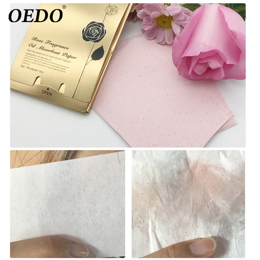 OEDO розовый пептид ароматное масло абсорбирующее бумажное жиропоглощающее мягкие дружественные принадлежности для ухода за кожей
