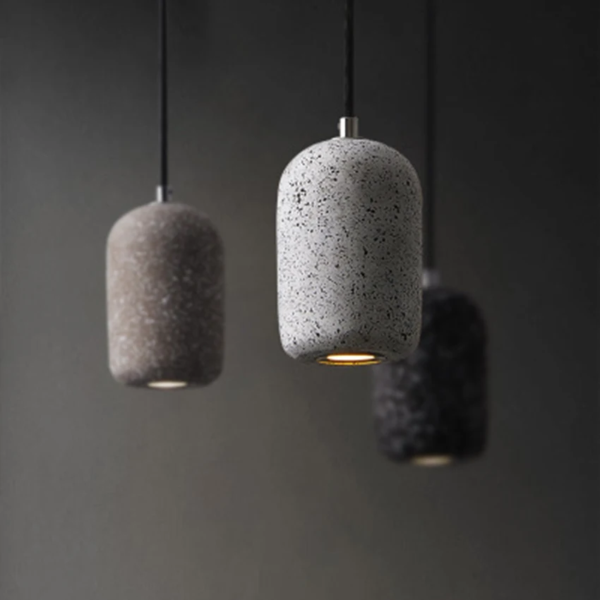  Modern Industrial Wind LED Pendant Lights Nordic Loft Cement Decor Pendant Lamps Restaurant Cafe Ba - 33012576119