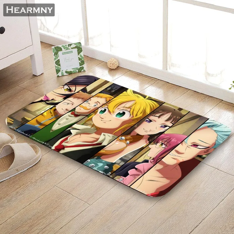 Новое поступление дверной коврик The Seven Deadly Sins коврик для дома машина сделанная Противоскользящий Коврик Гостиная/Прихожая коврик для ванной для детей