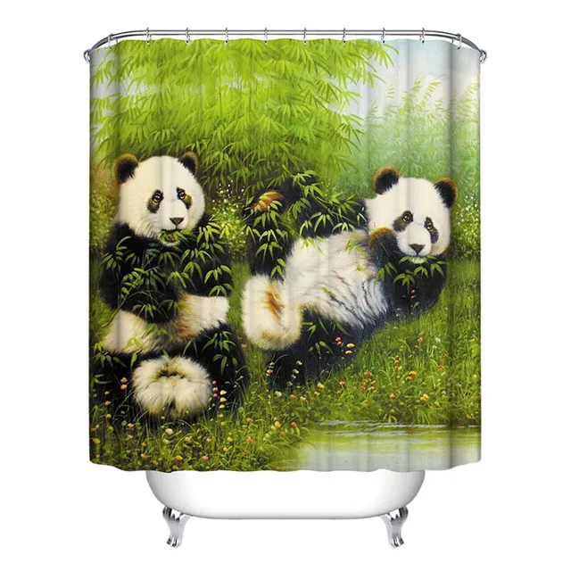 shower curtain Funny Animal Shower Curtains Polyester Shower Curtain