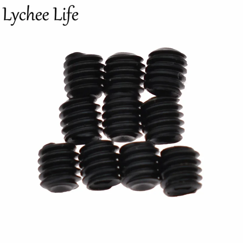 Lychee Life 10 шт. промышленные стержневые снасти, винт из углеродистой стали, детали швейной машины, сделай сам, ручной работы, для дома, фабричные Швейные аксессуары - Цвет: 1.6mm