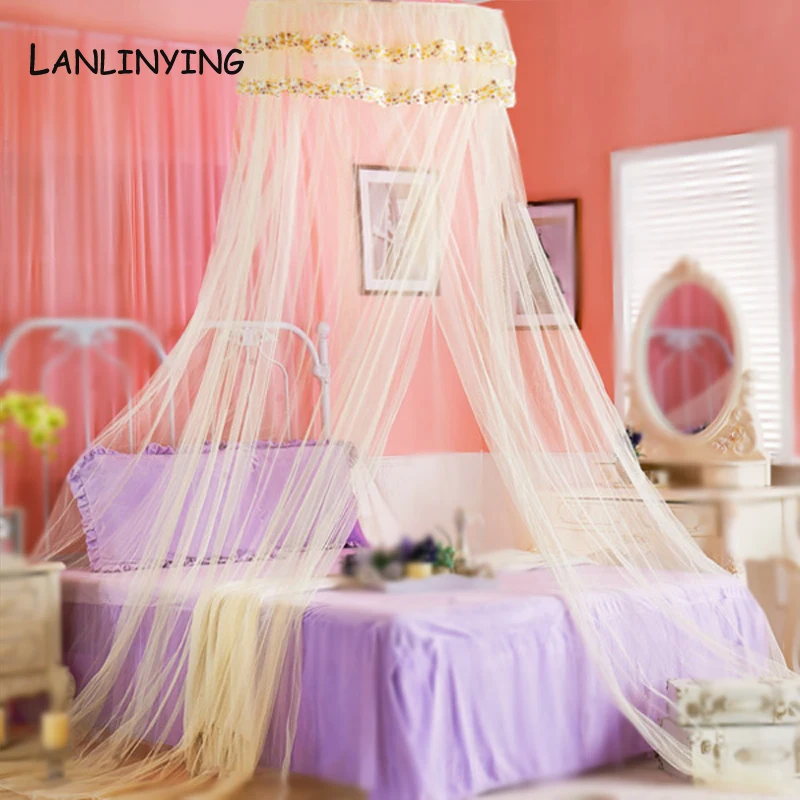 New Arrival Round Small Floral Dome Bed Canopy Netting ...