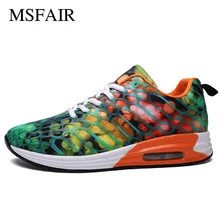Msfair Men Running Shoes For Women Air Cushion Sport Shoes Women Sport Shoes For Men Comfortably breathable men sneakers Women