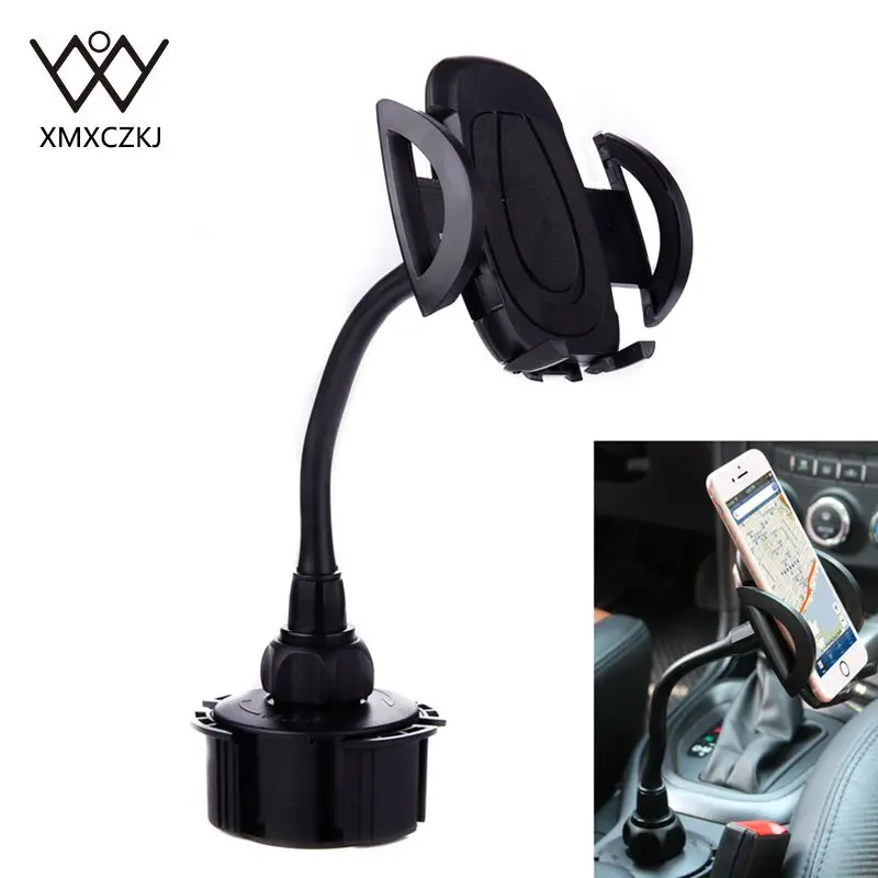 

Universal Adjustable Car Phone Holder with Extended Cup Holders Mount Stand For iPhone Samsung Huawei Mobile phone accessories