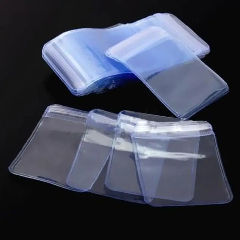 100pcs Jewelry Ziplock Zip Zipped Lock Bag Reclosable