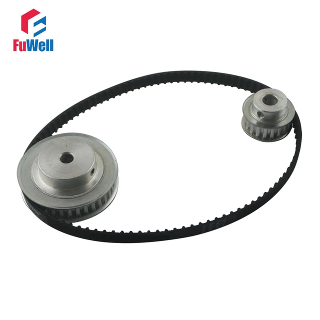 XL Reduction Timing Belt Pulley Set Ratio 1 4 4 1 10T 40T Shaft