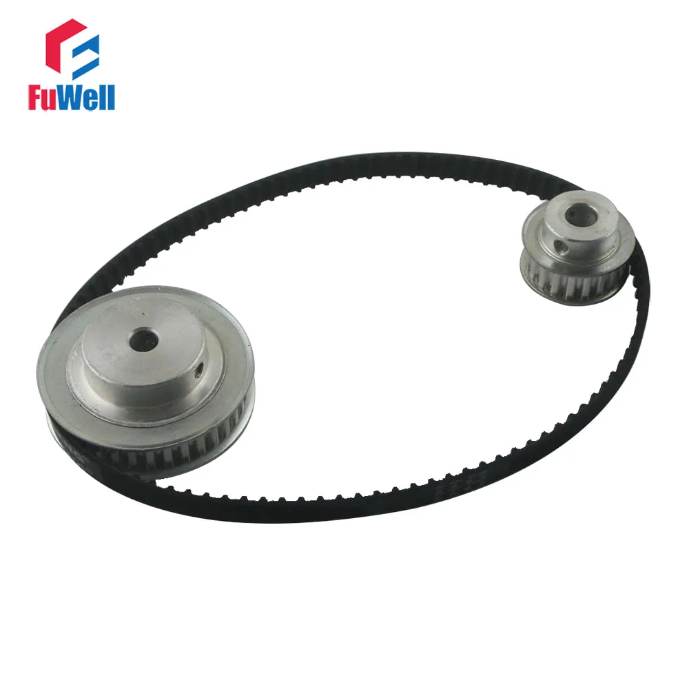 XL Reduction Timing Belt Pulley Set Ratio 14/41 10T 40T Shaft Center