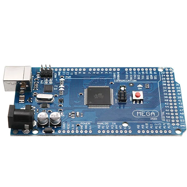 Мега 2560 R3 ATmega2560-16AU развитию без кабеля USB Отпаяйте штыревой для Arduino