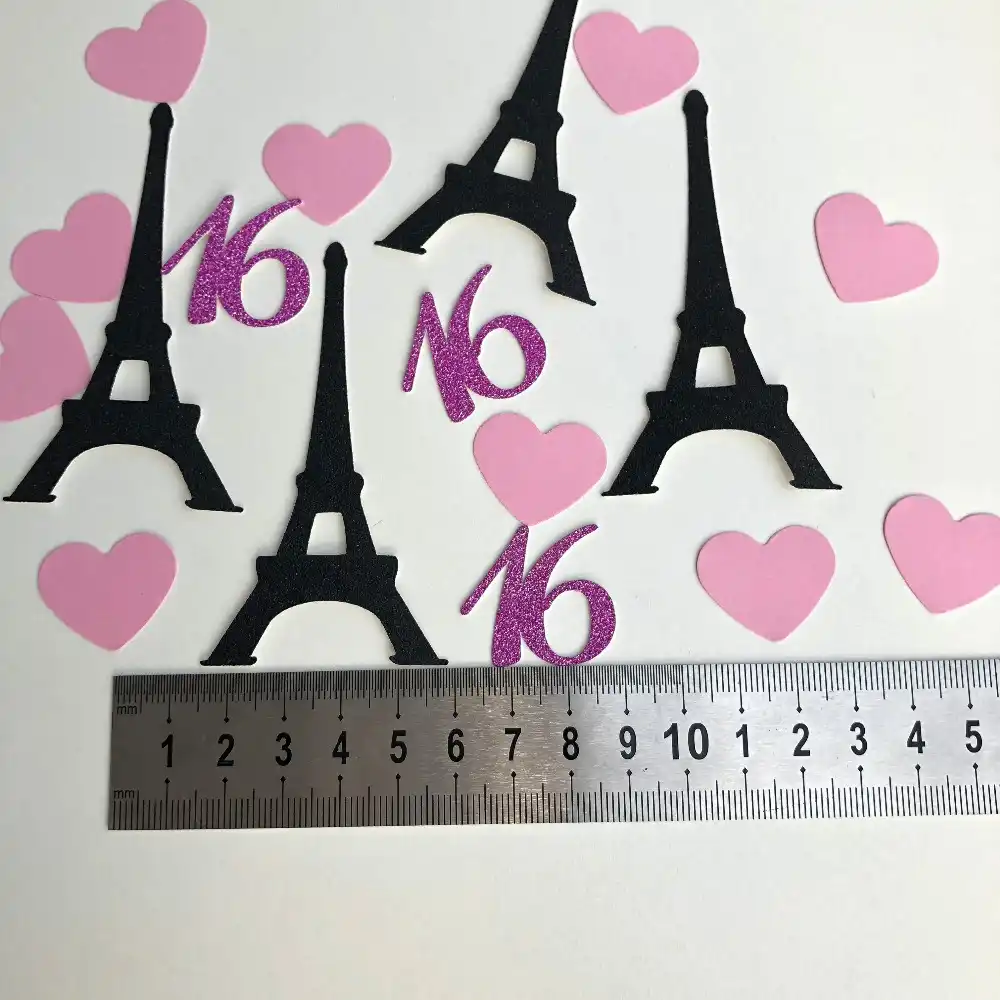 Paris Sweet 16 Table Decor Paris Tower Theme Party Centerpiece