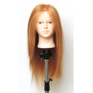 

Free Shipping!! 27# hair 22"Professional Female Mannequin Training Head for Make-up and Hair Cutting, Washing, Drying, Braiding