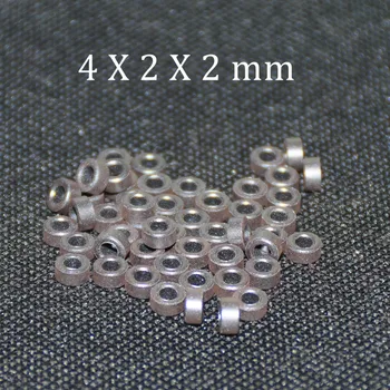 

50pcs Ferrite Core EMI Filter 4X2X2 mm Ferrite Cores Ring Anti-Parasitic Toroide Toroidal Bead Coil Ferrites Ferrous Suppression