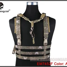 Военный Пейнтбольный боевой разгрузка emersongear система Низкопрофильная грудная установка AT-FG EM7452F