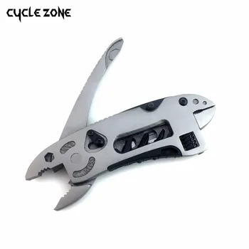 

Multifunction Tools Outdoor Portable Adjustable Wrench Stainless Steel Jaw Screwdriver Pliers Knife Survival Tool Safety Gear