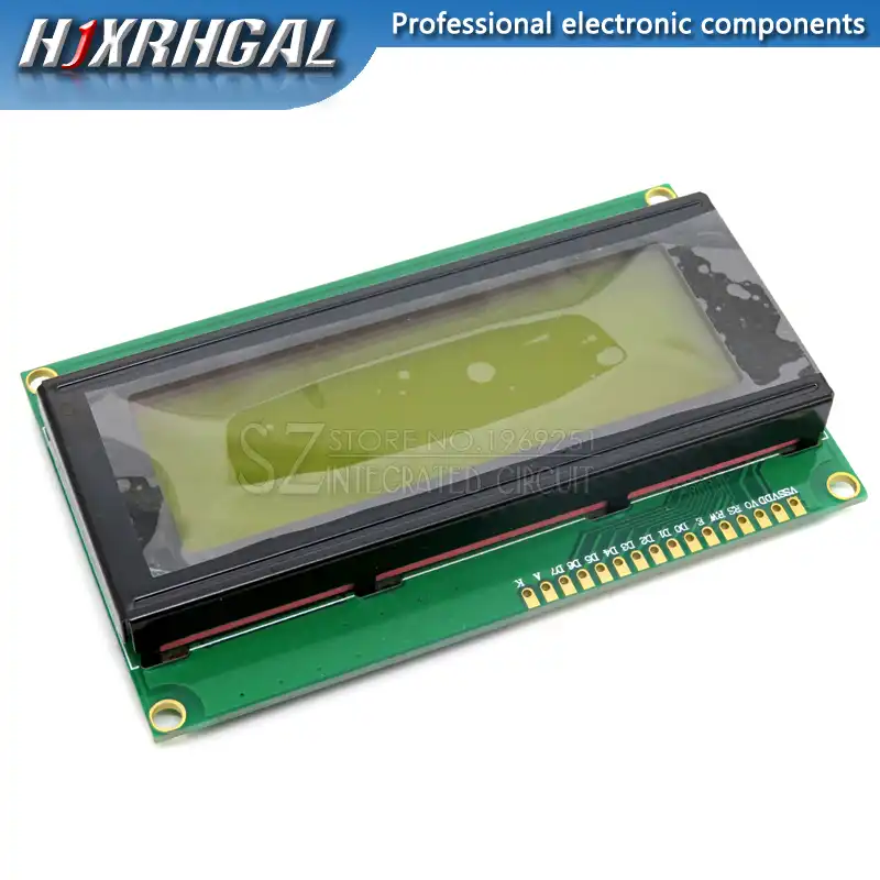 1 шт. ЖК панель 2004 20*4 LCD 20X4 5V желто зеленый экран LCD2004 модуль 2004|Интегральные схемы| |