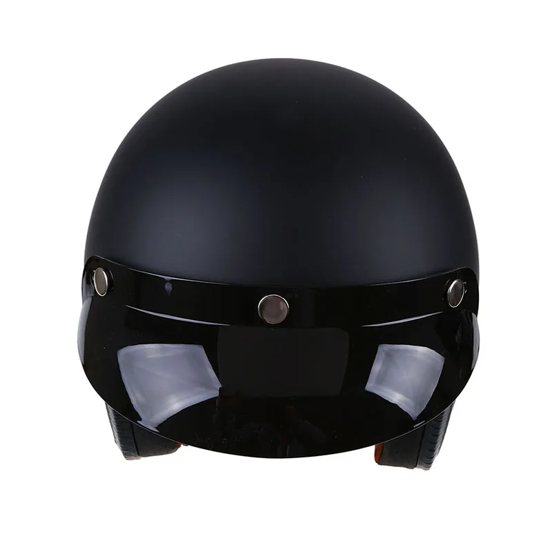 POSSBAY с открытым лицом Половина мотоциклетных шлемов ABS Moto Винтаж мотоцикл Кафе Racer безопасности шлем Каско Для Harley шлем