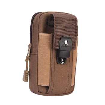 

Canvas Men's Waist Bag Non-slip Waterproof Running zipper Belt Waist Bag Phone Mini Bag Wear