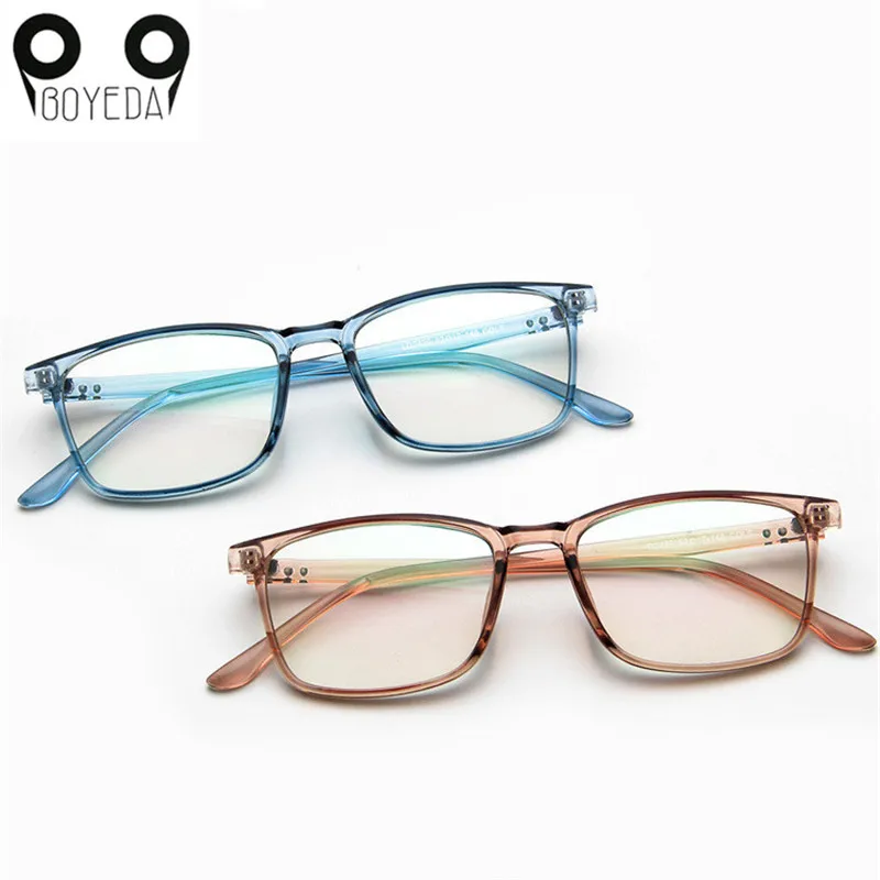 

BOYEDA Brand Design Retro Clear Frame Optical Glasses Frame Female Transparent Eyeglasses Nerd Spectacles Fake Glasses Unisex