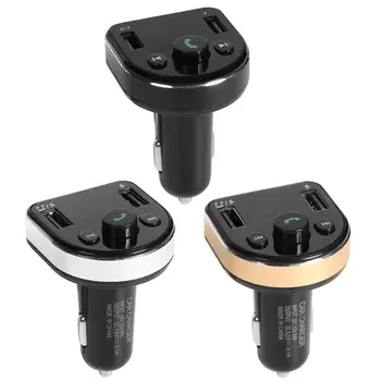 

LC01 Metal Bluetooth Car Kit Charger FM USB Wireless MP3 Player USB Adapter