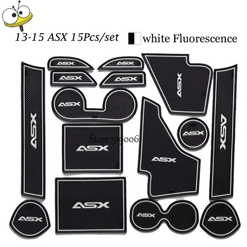 For Mitsubishi ASX 2013 15 Anti Slip Rubber Mats Auto Motive font b Interior b font