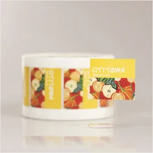 Индивидуальный дизайн, различные изображения, картонная этикетка для упаковки