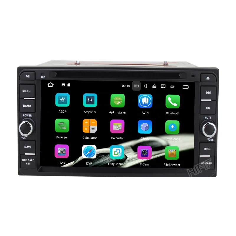 Discount IPS 6 Core 4G+64G Car DVD Radio GPS Navi For Toyota Hilux VIOS Old Camry Corolla Prado RAV4 Prado 2003-2008 support dab+ 1