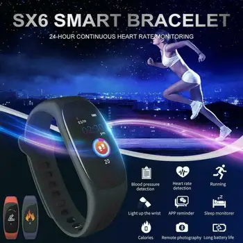 

2019 Newest Fashion Smart Bracelet Watch Blood Pressure Heart Rate Monitor Fitness Tracker Hot Sale