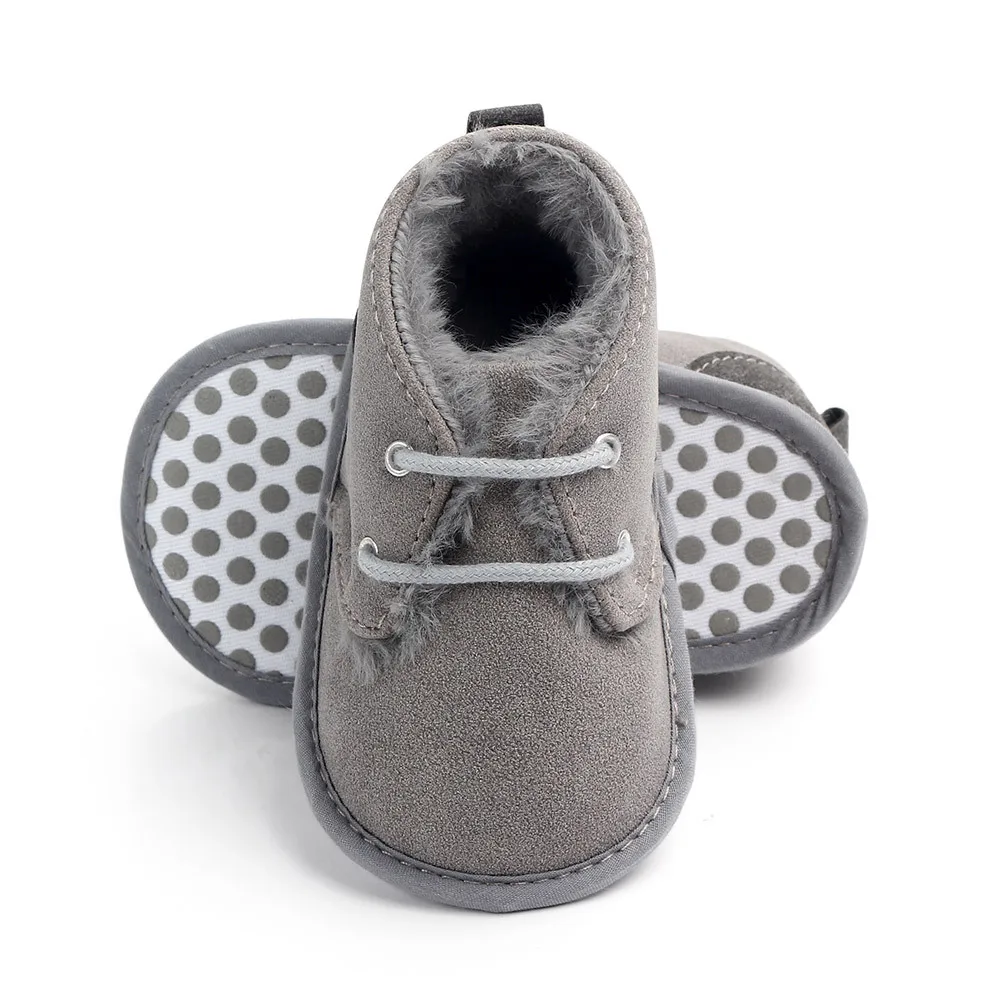 Детская обувь для первых шагов; зимняя обувь для малышей; бархатная теплая детская обувь с мягкой подошвой