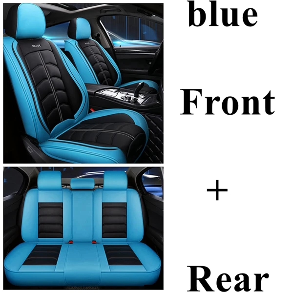 Автомобильные чехлы на сиденья для Audi a1 a3 a4 a5 a6 a7 a8 a4L a6L q2 q3 q5 q7 a4 b8 a4 b6 a3 8p a4 b7 a6 c6 Alfa Romeo 159 Lada granta Веста - Название цвета: blue standard