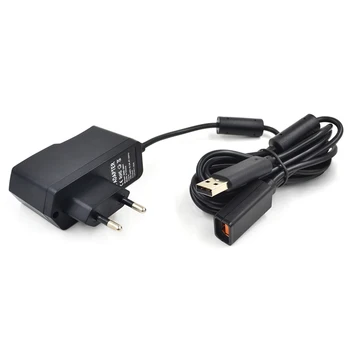 

AC Adapter Power Supply USB Charger Cable for Xbox 360 Kinect EU Plug